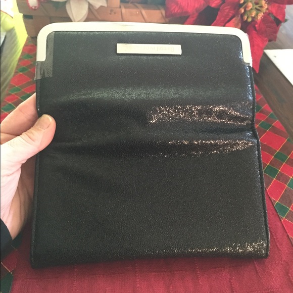 NWOT RFID Wallet Black Glitter - Picture 6 of 7